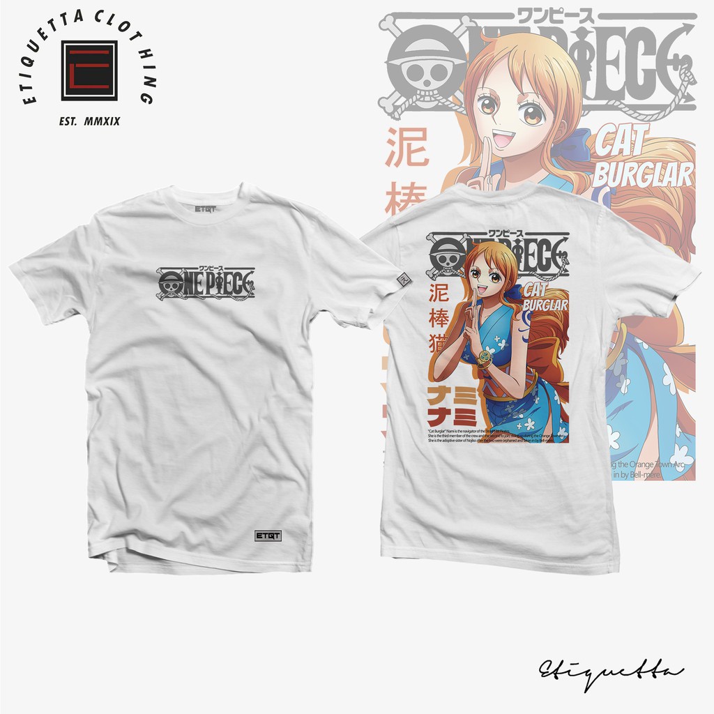 Kemeja Anime-etqt-one Piece - Nami