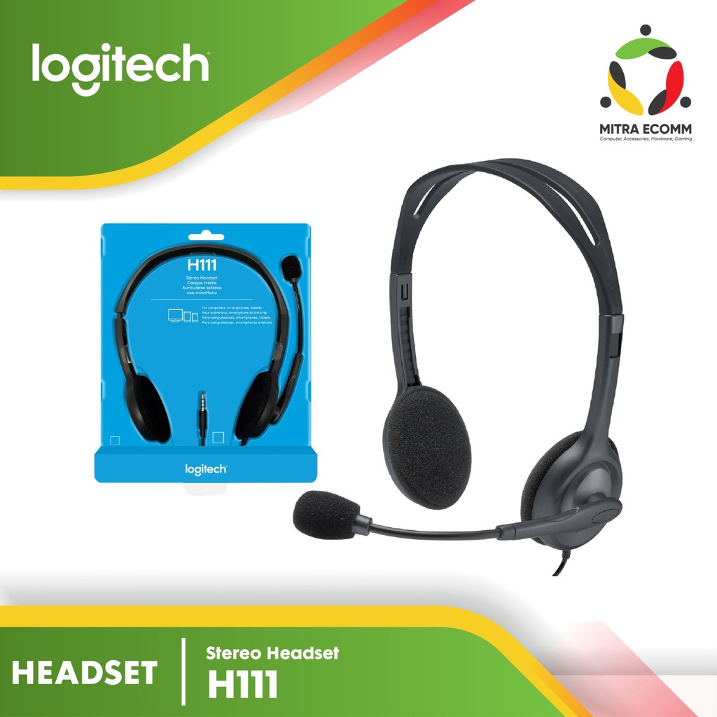 HEADSET LOGITECH H111 STEREO H 111