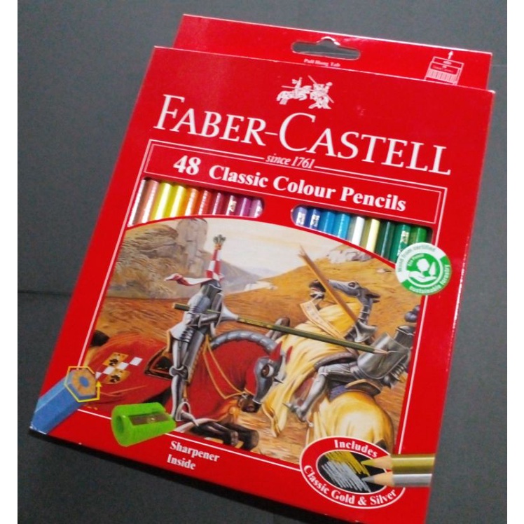 

Pensil Warna Klasik / Classic Colour Pencils isi 48 FABER CASTELL