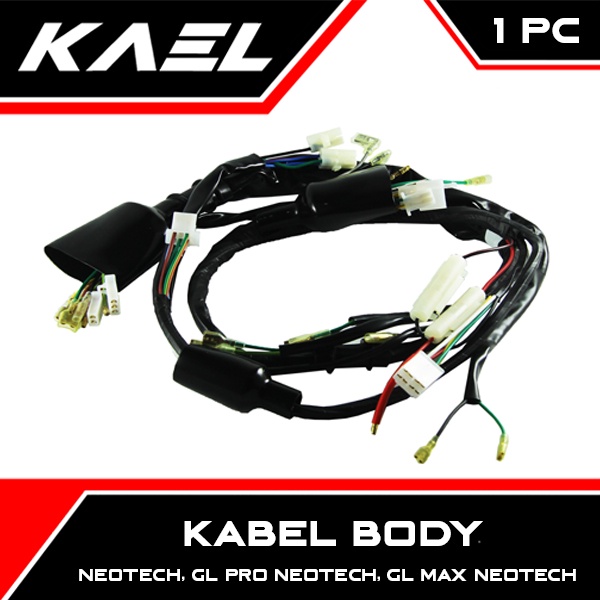 KAEL Kabel Body GL Pro Max & Neotech Stater Set Bodi Cable Slahan Karbu Slah Cabel Starter Kik Kompl