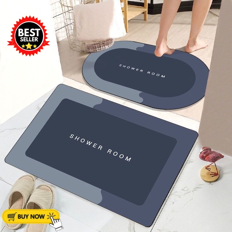 Barnik88 promo Keset Kaki Diatomite Nyerap Air / Alas kaki Diatomite Anti Slip Anti Bau Nyerap Air A