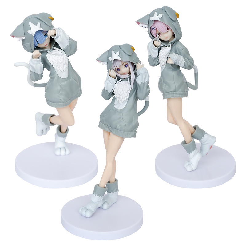 Rem Ram Emilia Parker Outfit 20cm action figure PVC