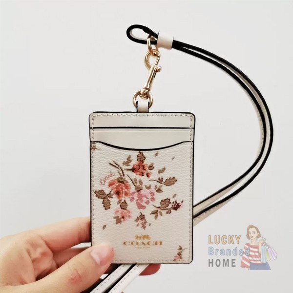 

READY STOCK LANYARD Gantungan Lanyard 91792 Id Gantungan Lanyard Rose Bouquet Print Coachalk