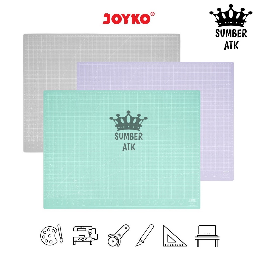 

Cutting Mat Alas Potong Joyko CM-A2CO Ukuran A2