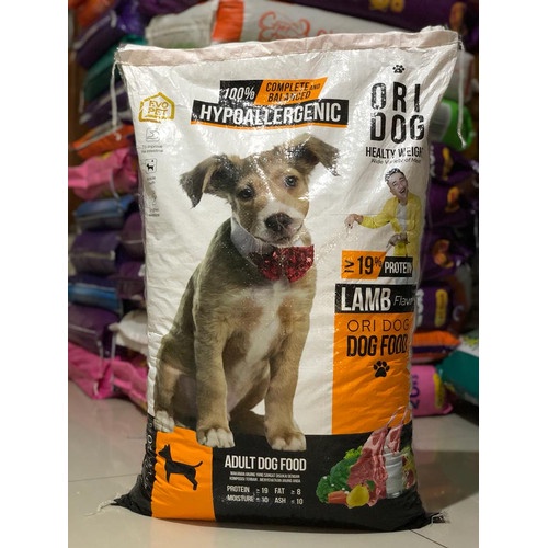 ORI DOG FOOD oridog REPACK 1 KG LAMB makanan pakan anjing