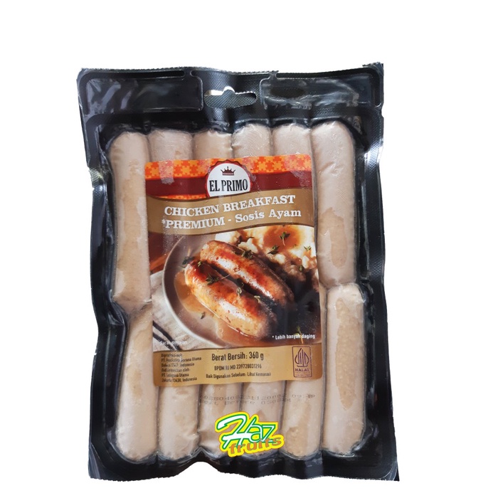 

Sosis El Primo Chicken Breakfast | Premium Sosis Ayam 360 gr
