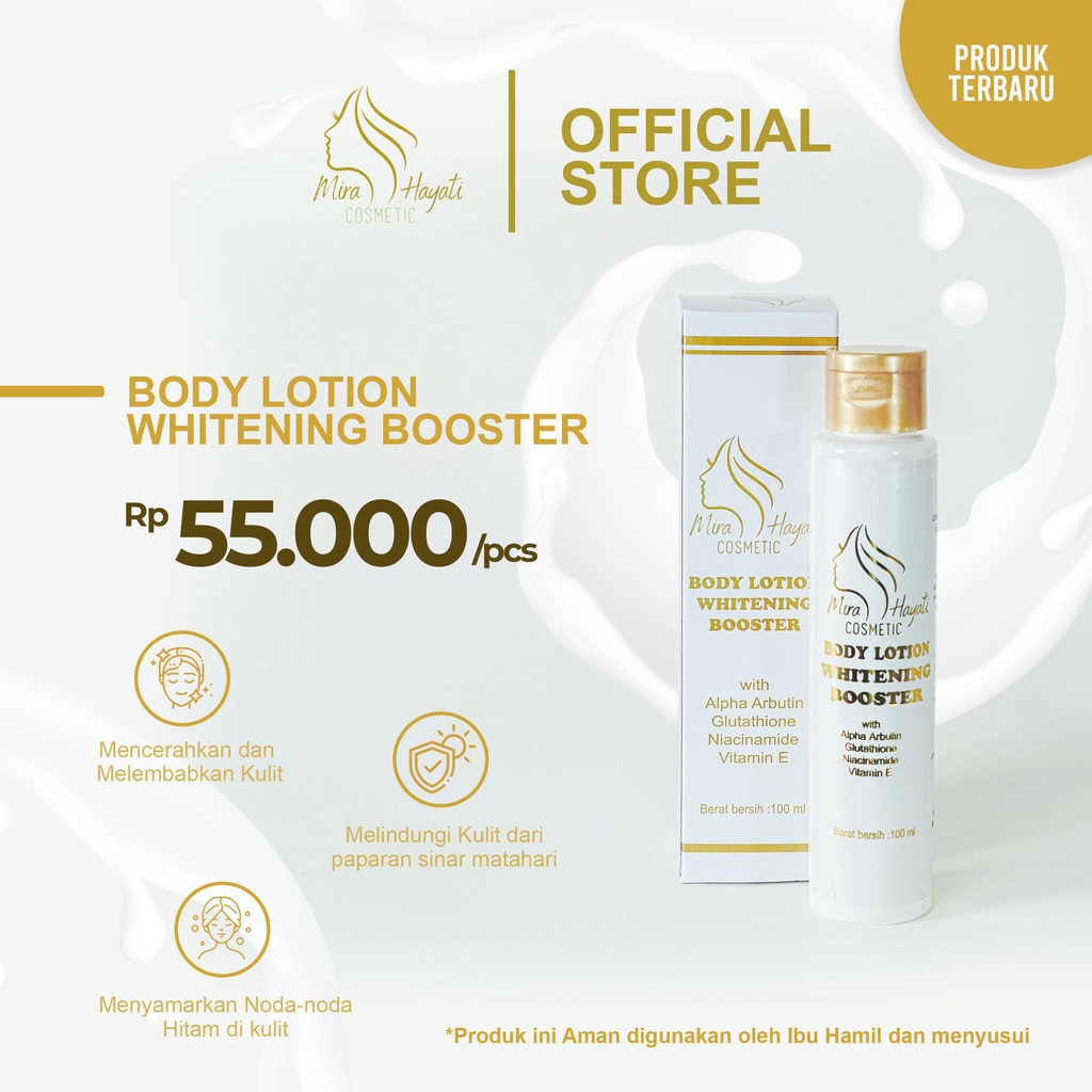 Mira Hayati Skincare Cosmetic Body Lotion Whitening HB MH Skincare Mirahayati Original Official Stor