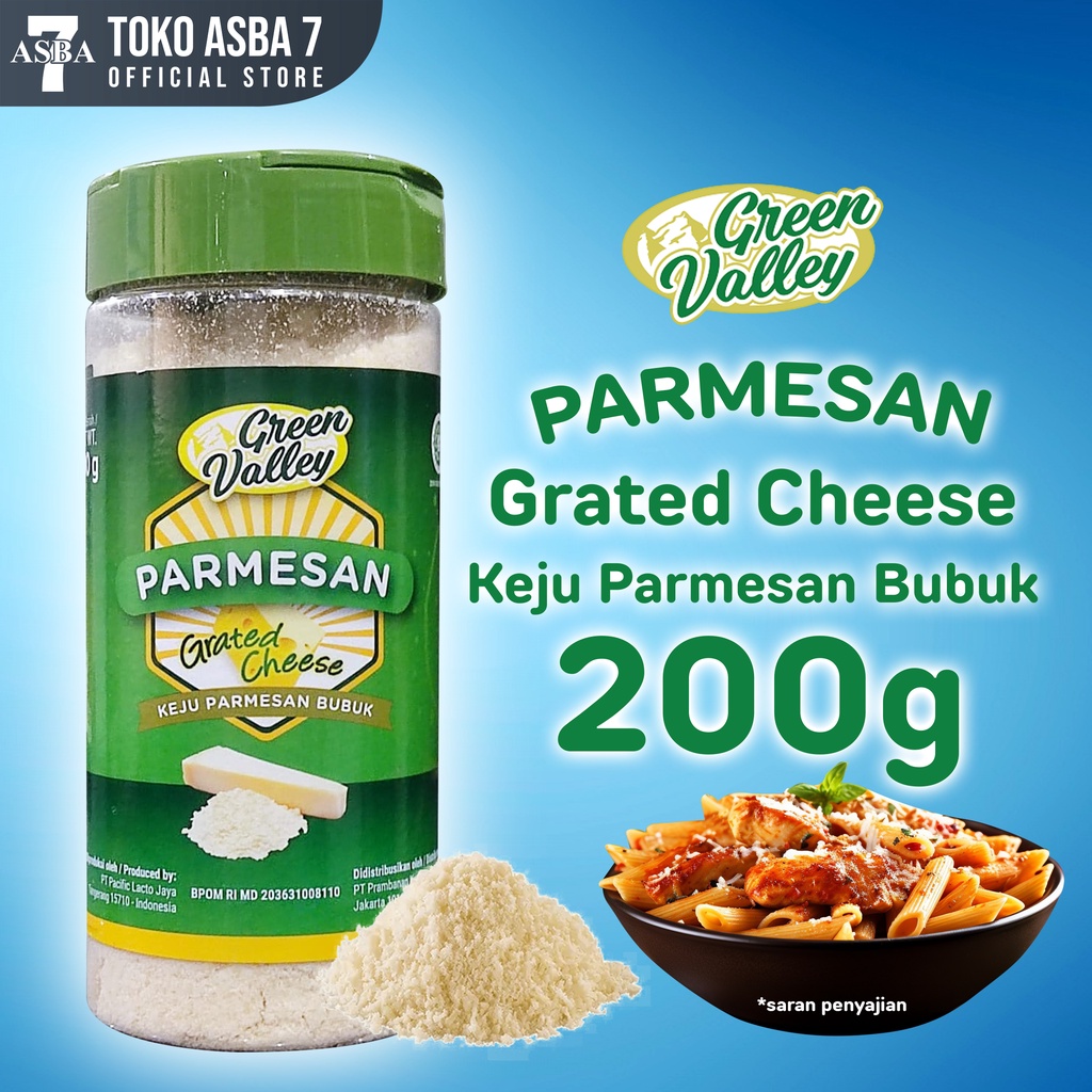 

GREEN VALLEY GRATED PARMESAN CHEESE SHAKER 200G