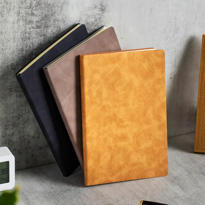 

Deli Leather Cover Notebook Buku Catatan Agenda Sampul Kulit A5 EN114L