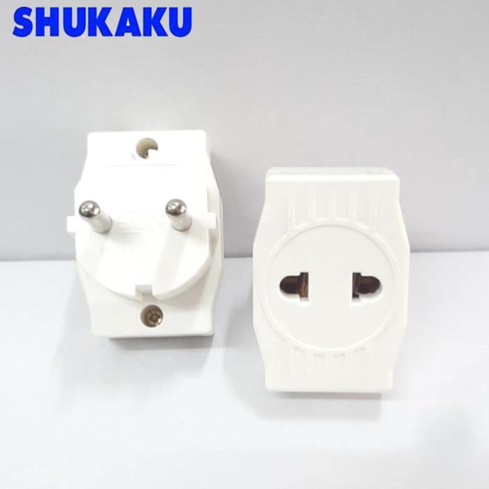 Steker T Multi Shukaku Cabang 3 Lubang Universal Steker Serbaguna 10A Steker 3in1 Colokan T 8788