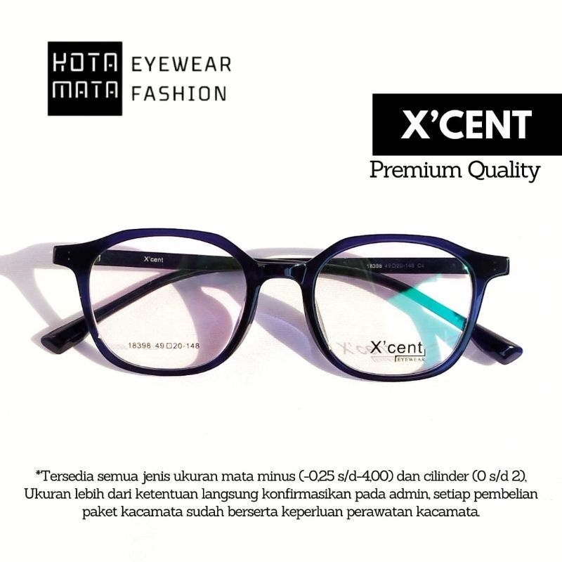 Frame Kacamata Original Premium Xcent