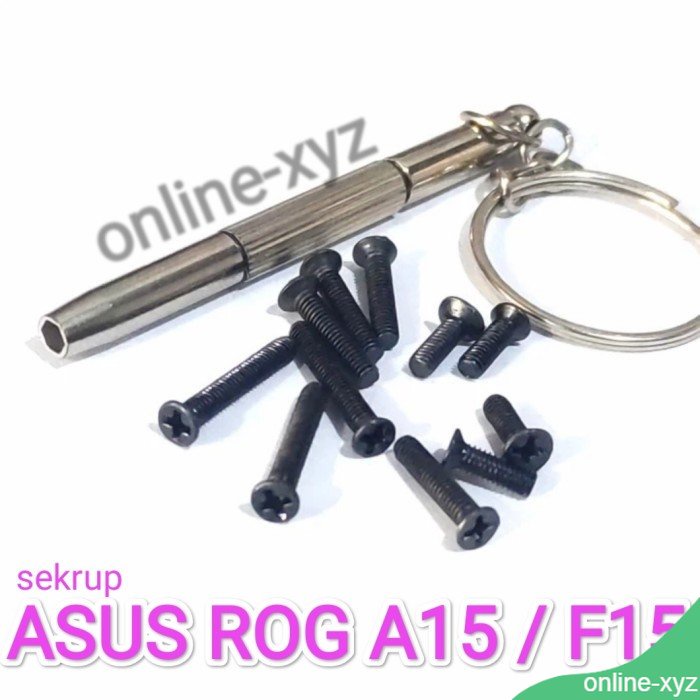 baut mur sekrup casing ASUS Tuf A15 F15 FA506 FX506 FA506qm FA506iu FA506ic