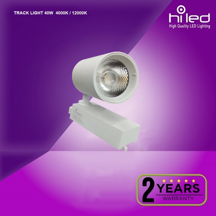 HILED / TRACKLIGHT COB / 40 Watt / 4000K 12000K / Hemat Listrik