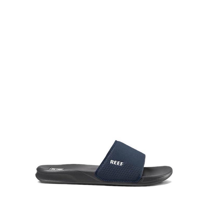 REEF ONE MENS SLIDE - NAVY/WHITE