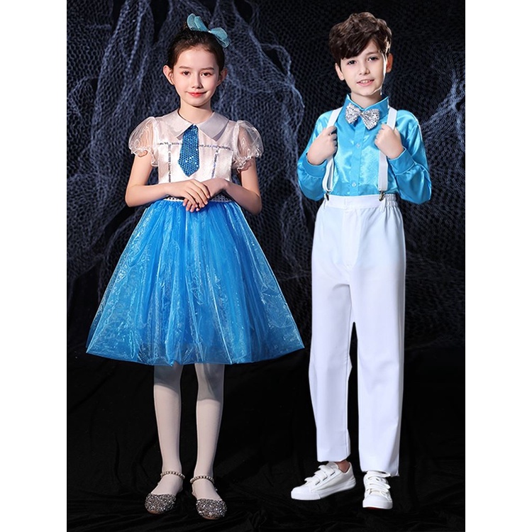 Children's Choir Dress for Children's Day Primary School/Middle School/Middle School Long Skirt