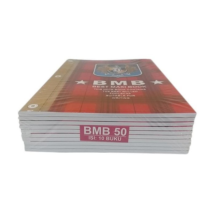 

Buku Tulis Campus 50 Lembar -Boxy - per pack - isi 10 Buku