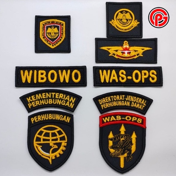 Best Seller Bordir Timbul Was-Ops / Logo Timbul Was-Ops / Bordir Logo Timbul Was-Ops / Logo Bordir T