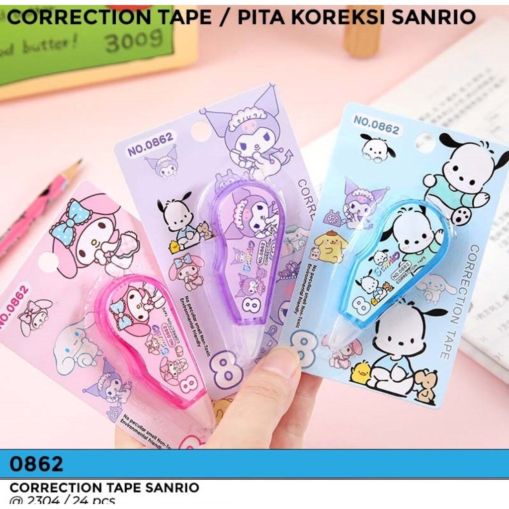 

Pita Koreksi 8M Sanrio (CR-0862) / Correction Tape 1 Pcs