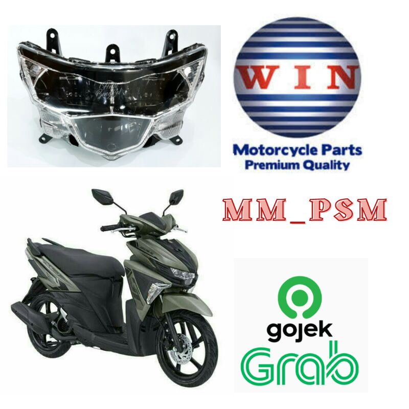 HEADLAMP SOUL GT 125 BLUE CORE / LAMPU DEPAN SOUL GT 125 BLUE CORE / REFLEKTOR SOUL GT 125 BLUE CORE