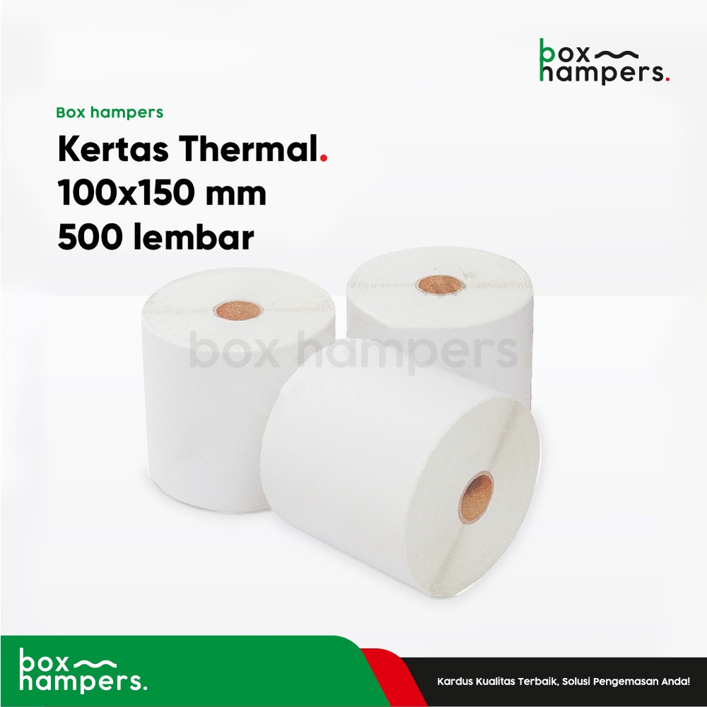 

Resi Thermal 100x150 mm isi 500 lembar A6 kertas/thermal/resi/labelbarcode