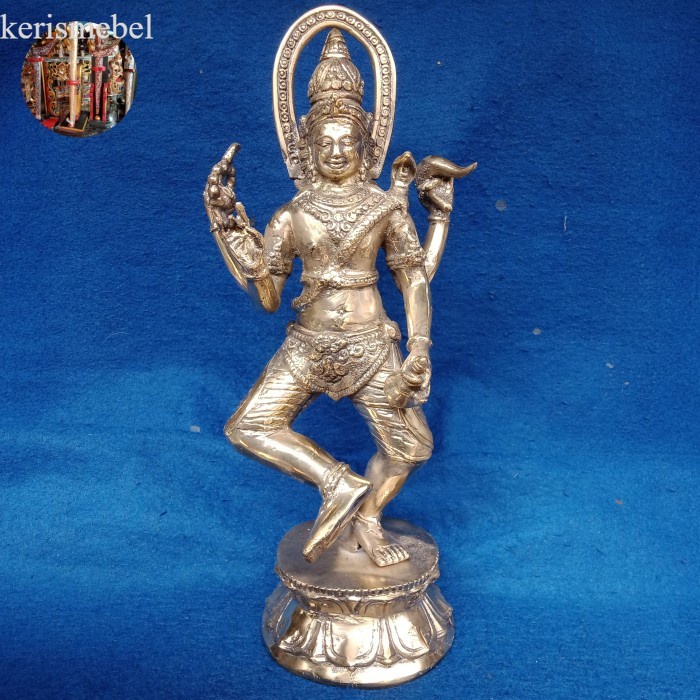 Patung Dewa Siwa Kuningan  antik