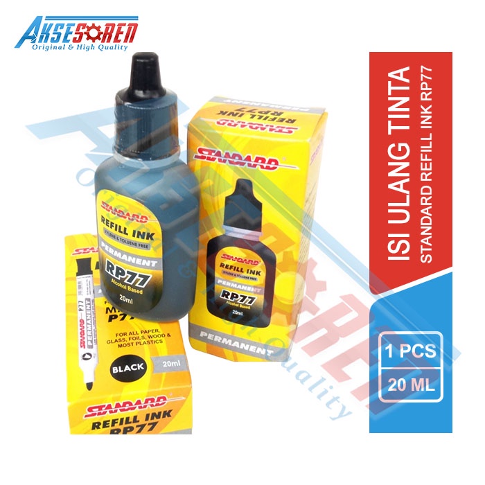 

Aksesoren Isi Ulang Tinta Spidol Permanent [Standard RP77] / Refill Spidol White Board Marker / Permanent Marking Ink