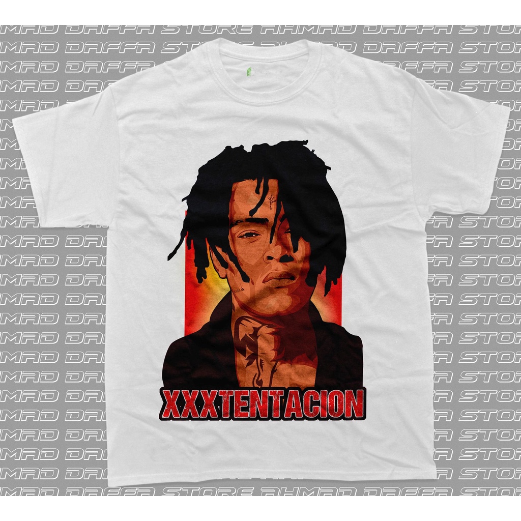 VINTAGE - xxxtentacion T-Shirt - Baju - Kaos 222 - Cotton Combed 24s
