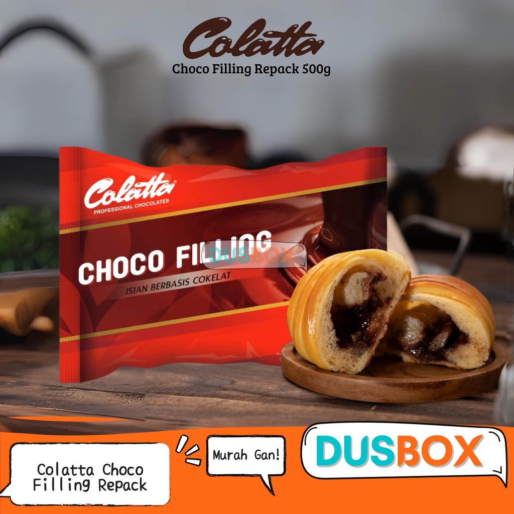 

ADY78 Colatta Choco Filling Repack 500g/ Coklat Collata / Choco Filling Colatta / Coklat Filling /