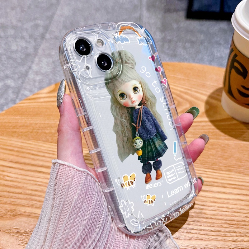 Soft Shockproof Phone Case Cute Doll Girl is Suitable For Samsung A30/A20/A205/A305/M10S/A32/A33/A34