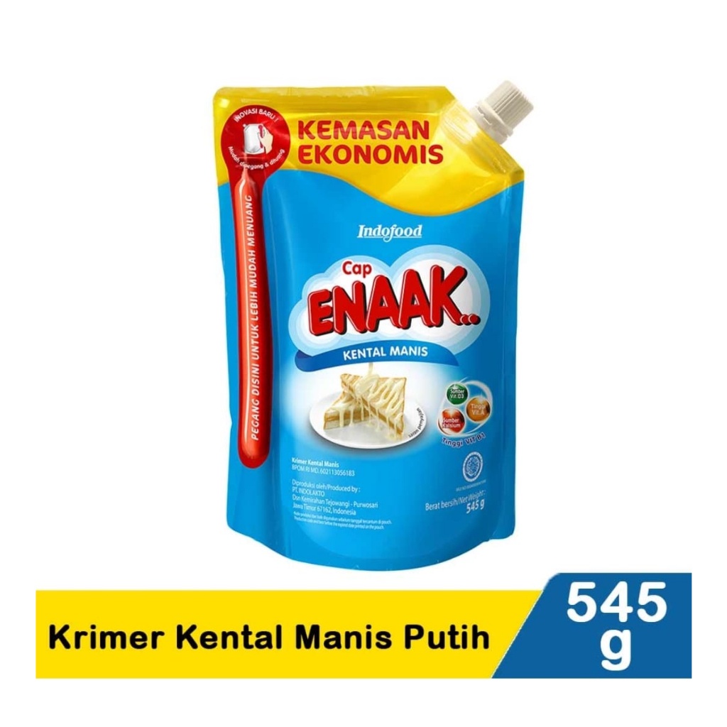 

Krimer Kental Manis Putih Cap Enak 545GR