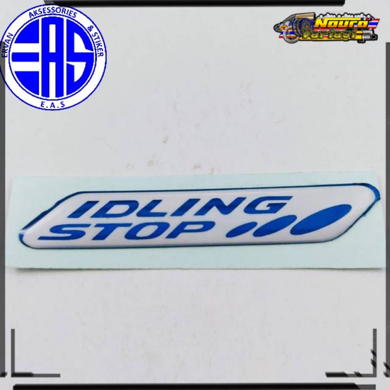 emblem logo HONDA BEAT VARIO 110 125 150 IDLING STOP berkualitas