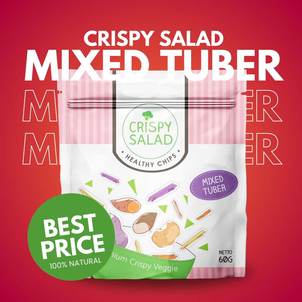 

Crispy Salad Mixed Tuber 60gr