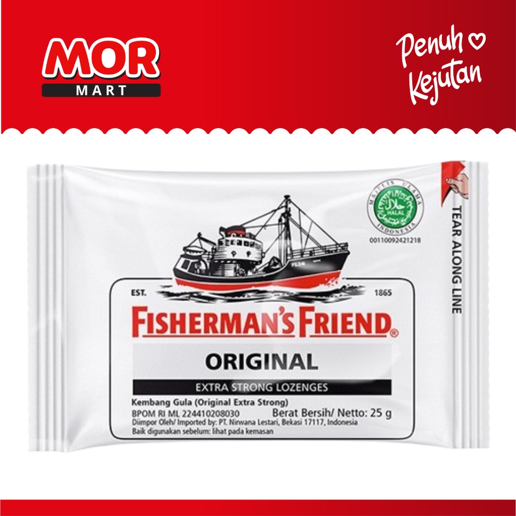 

FISHERMAN'S Candy Extra Strong Putih Permen Sct 25 gr