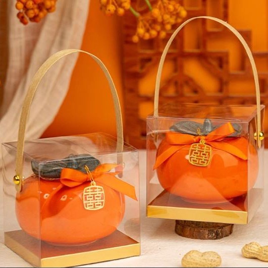 

Wedding Teapai Sangjit Candy Box Jar Tempat Kotak Permen Persimmon Jar - Merah, Besar