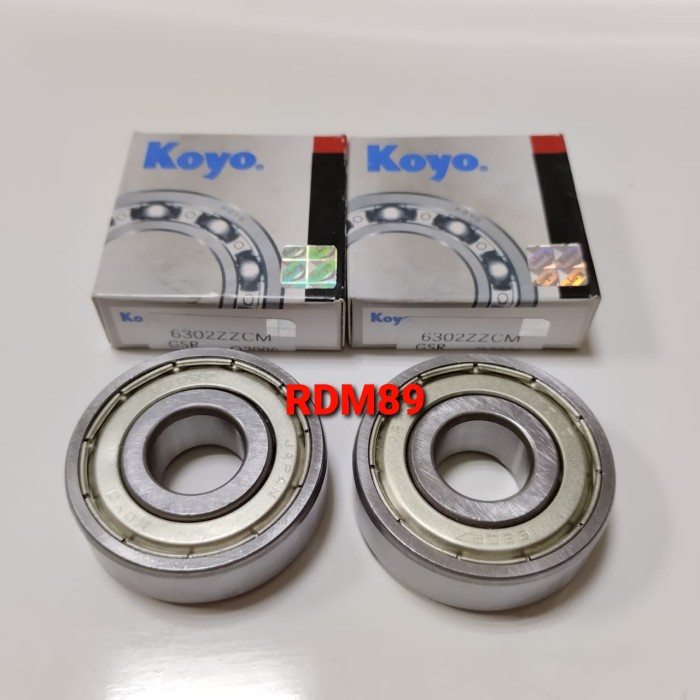 BEARING 6302 ZZCM KOYO 6302ZZ KOYO