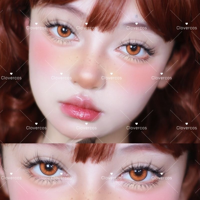 [Ready] Softlens Cosplay Juicy Orange Risako Bisa Minus