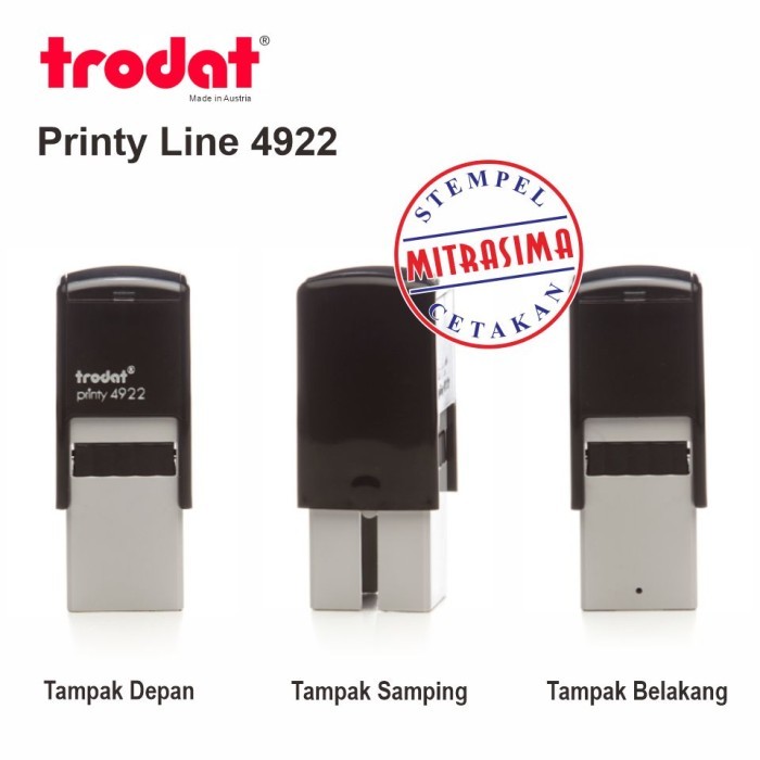 

Stempel Trodat 4922 Model Bujursangkar - Bodinya saja