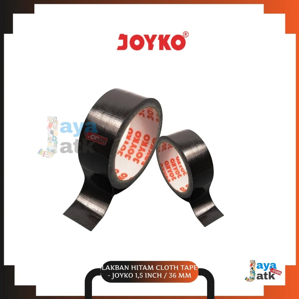 

Lakban Hitam / Plakban Hitam 1,5 inch / 36 mm - Joyko