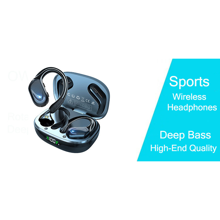 Arikasen Bluetooth Earphone Sport MP3 Player Headset FM Radio Extended Memory  Wireless Headphone Pl