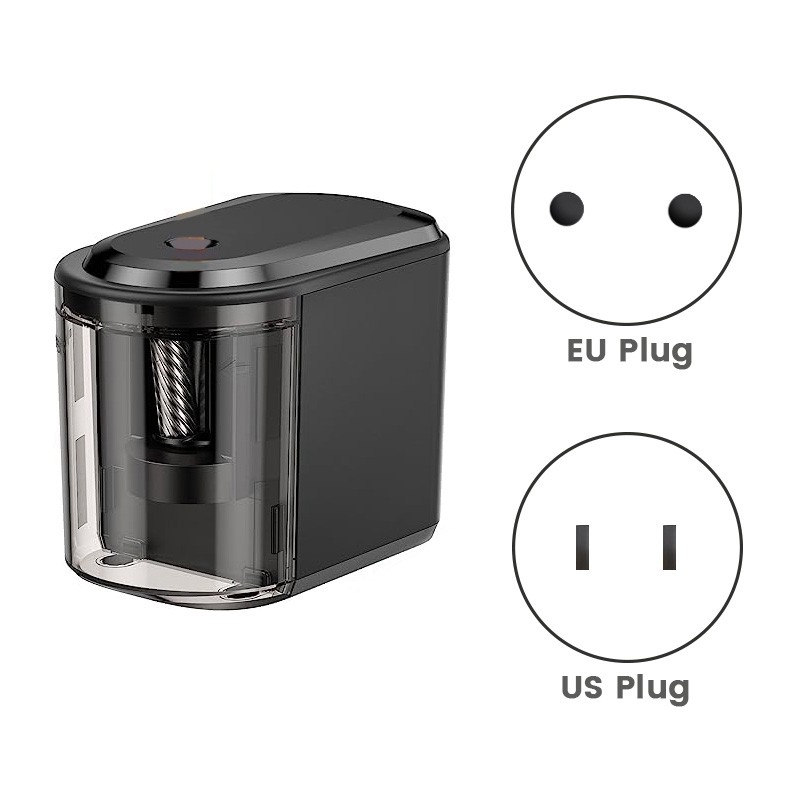 

Heavy-Duty Auto Pencil Sharpener Fit For No.2(6-8Mm) Pencils In School/Office With Adapter EU Plug