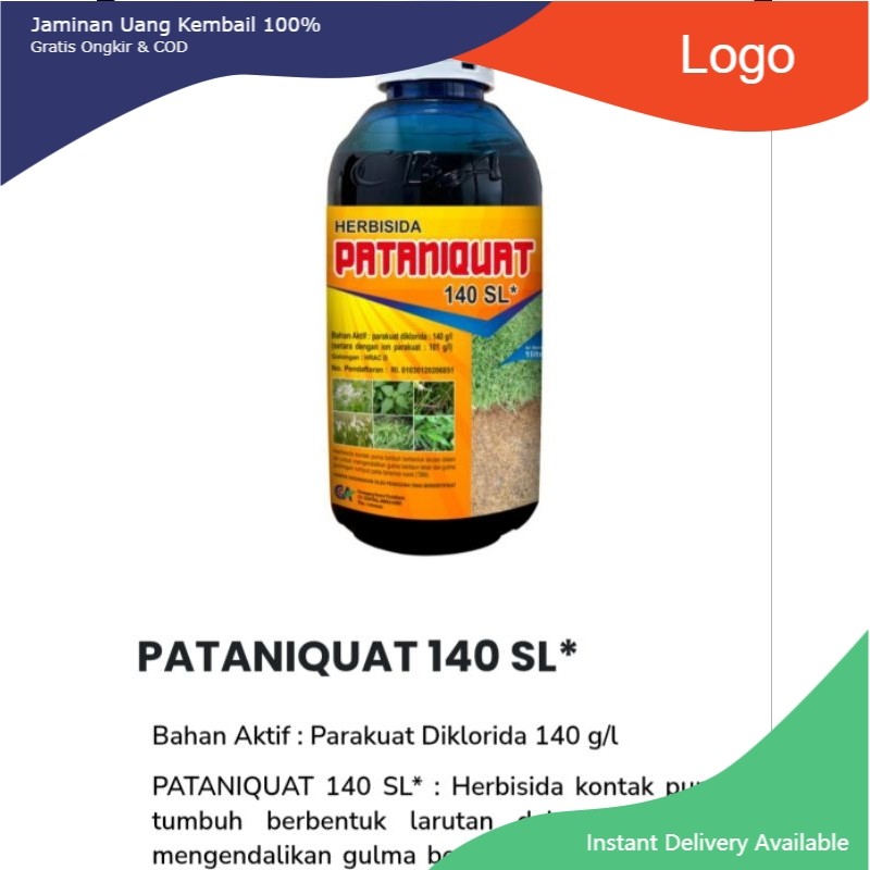 PATANIQUAT 140SL Herbisida rumput kontak