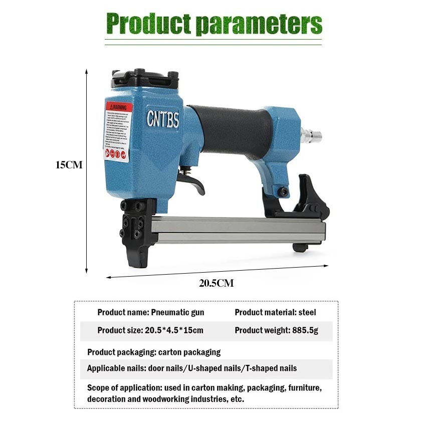 Staples Paku Tembak Listrik Electric Tacker Gun Nailer Nail Mesin