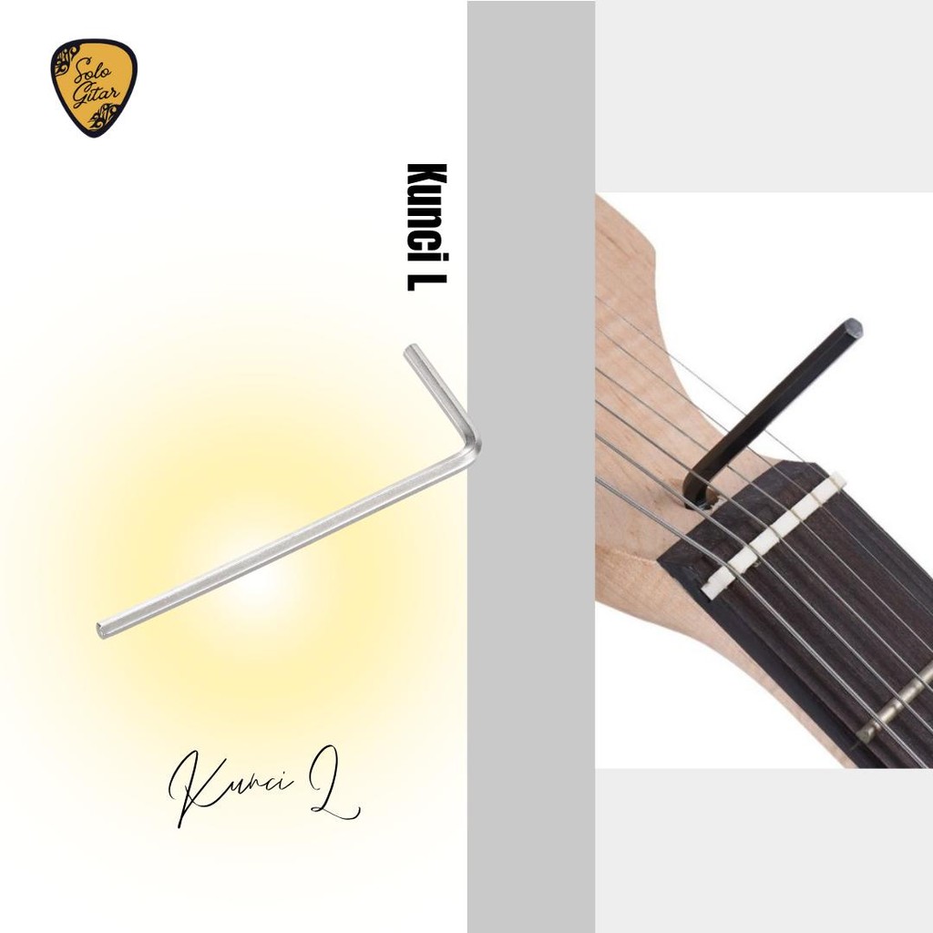 KUNCI L STAINLESS PENYETEL NECK GITAR