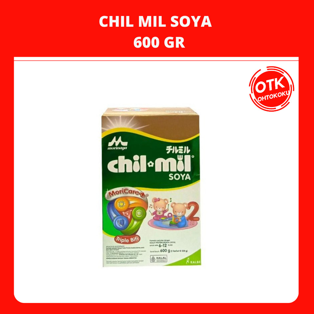 

Morinaga Chil Mil Soya 600 Gr Susu Formula Bayi 6-12 Bulan