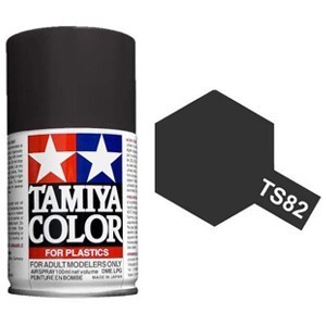 Tamiya TS-82 Rubber Black Spray Paint