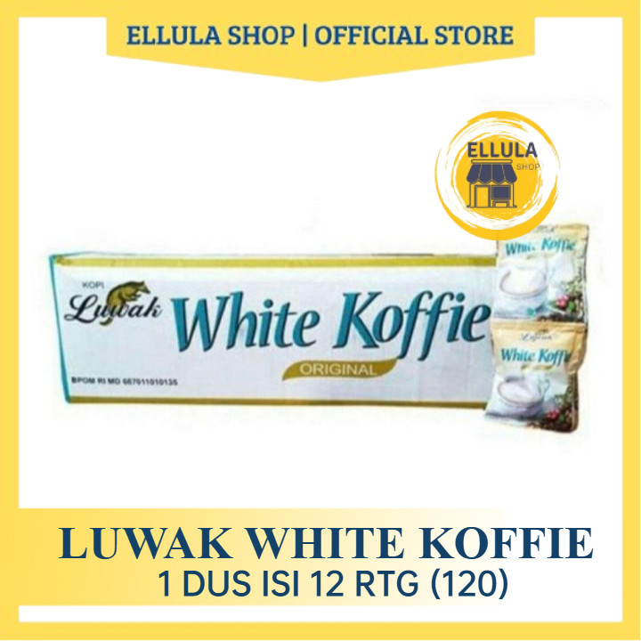 

ELLULA Shop - 1 Dus Luwak White Coffee isi 12rcg x 10pcs (120 pcs)