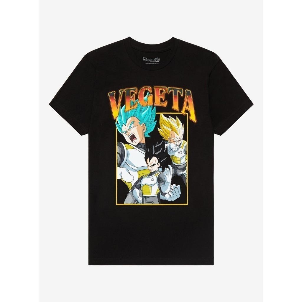 KAOS DEWASA Dragon Ball Super Vegeta Collage T-Shirt