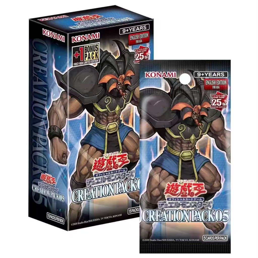 Original YuGiOh Card Game English Duel Structure Deck:CREATION PACK05 CP05 Supplemental Rare Collect