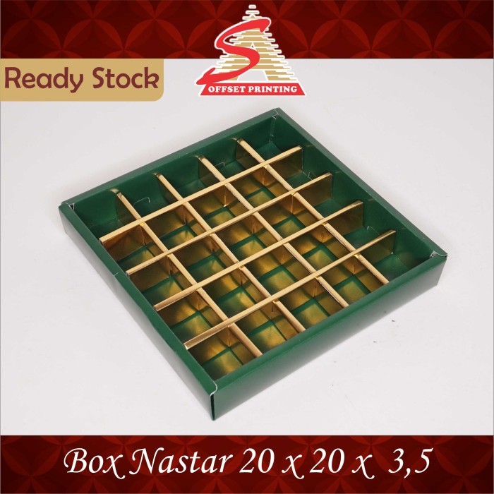 

Box nastar/box coklat/box ramadhan/box lebaran/dus nastar/dus coklat - Hijau, Tanpa Sekat