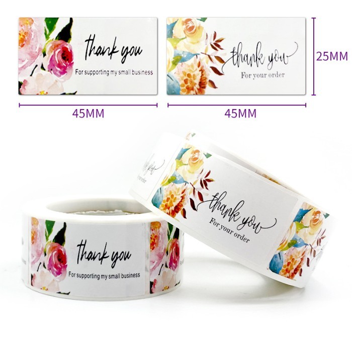 

Mall -martstrong247.id~[PROMO TERLARIS] Label Stiker Ucapan Thank You isi 350 Cutting Sticker Murah Printing - SEGI BUNGA